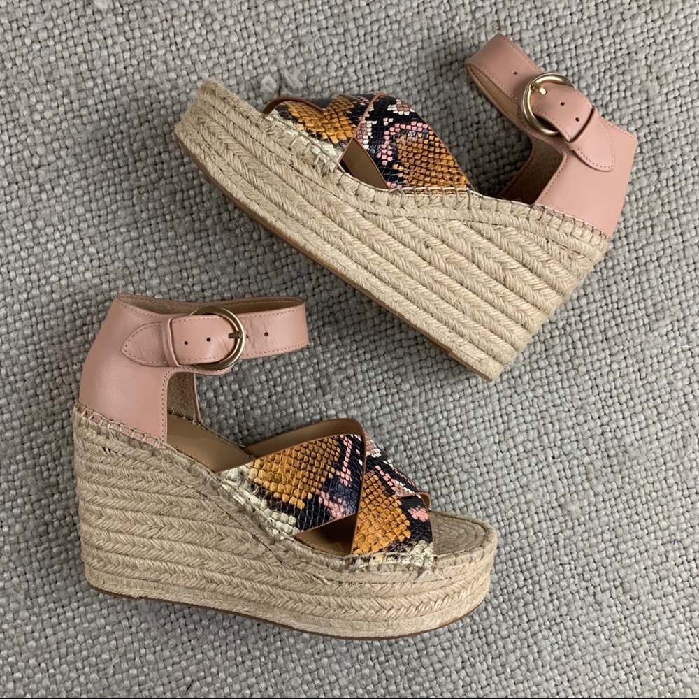 MARC FISHER wedge sandal size 7